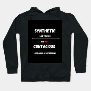 Synthetic viruses are not contagious. Hoodie